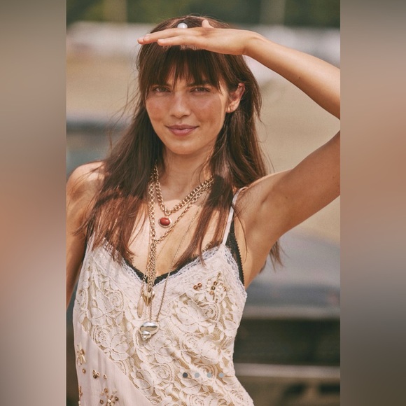 NWT Free People Heather Charm Necklace - Picture 2 of 6